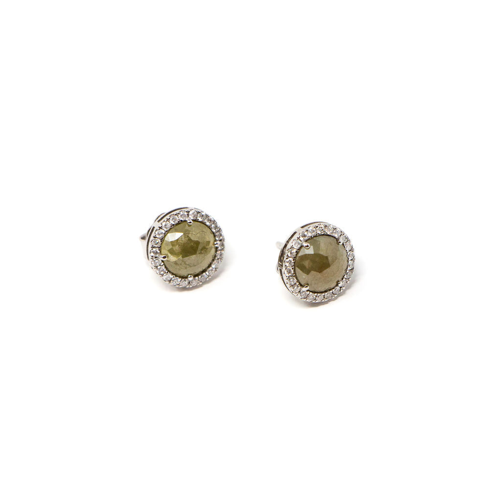 Champagne Diamond Earrings