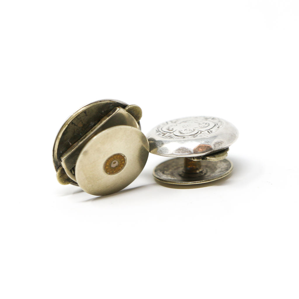 Antique Silver Victorian Bachelor Buttons