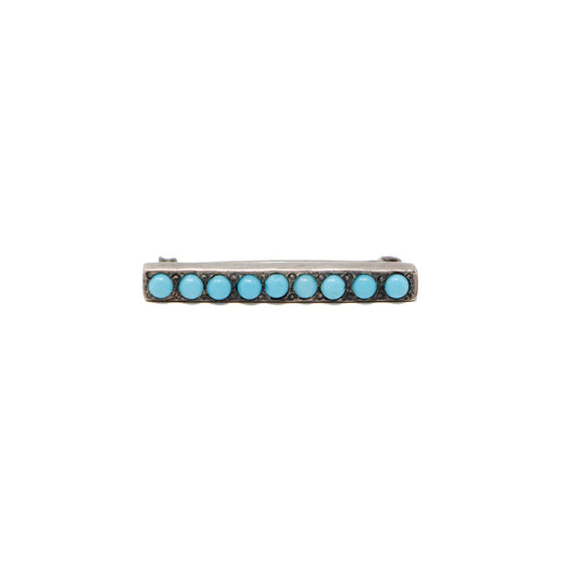 Sterling Turquoise Pin