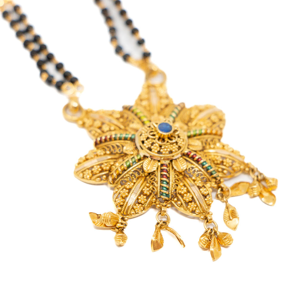 18k Gold Indian Bridal Necklace