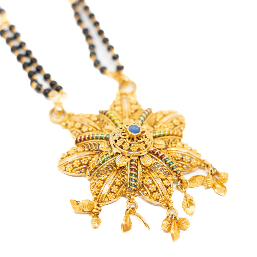 18k Gold Indian Bridal Necklace