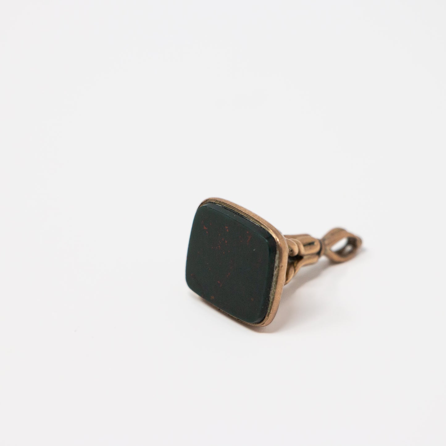 9kt Vintage Bloodstone Watch Fob