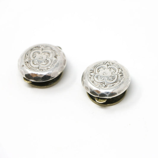 Antique Silver Victorian Bachelor Buttons