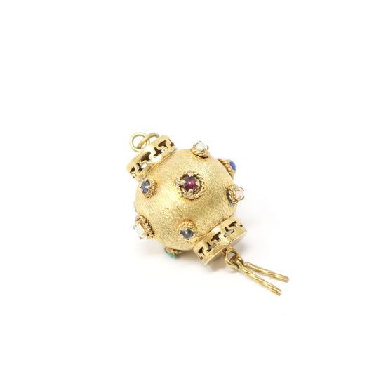14k Gold Lantern Charm